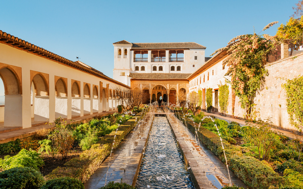 The Alhambra is a stunning palace and fortress complex that sits majestically atop a hill in Granada, Andalusia. It’s one of the most significant remnants of Moorish (morocco) architecture in Spain and a UNESCO World Heritage Site.