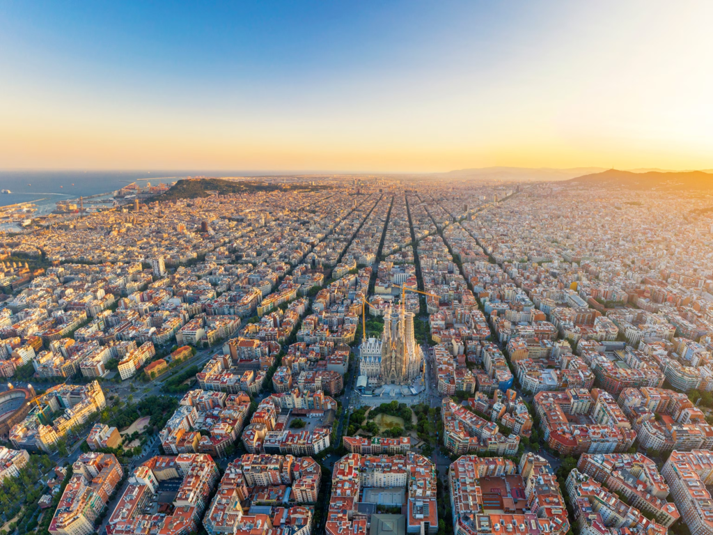 Morning: On day six, fly from Granada to Barcelona, with prices starting from €40–€60 for budget airlines like Vueling or Ryanair. Once in Barcelona, check into your hotel; expect to spend around €80–€130 for mid-range accommodation.