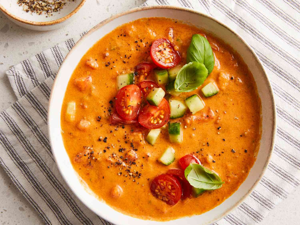 For a taste of southern Spain, nothing beats gazpacho, a cold tomato-based soup that hails from Andalusia. Gazpacho is made by blending ripe tomatoes, cucumbers, green peppers, garlic, olive oil, and vinegar. It is typically served chilled, making it the perfect dish for hot summer days. The soup is often accompanied by crusty bread or croutons for added texture.